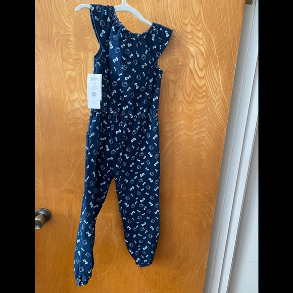 Hello Kitty denim shirt sleeve jumpsuit 4 - Picture 6 of 6